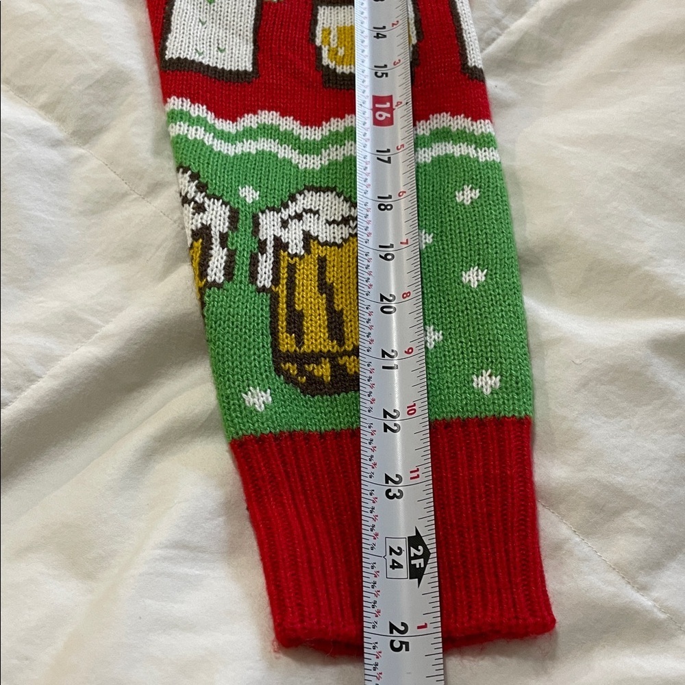 Cheesy | Christmas Jumpers |“Nightcap Before Christmas”|Cardigan |Size L |Unisex - Picture 12 of 16